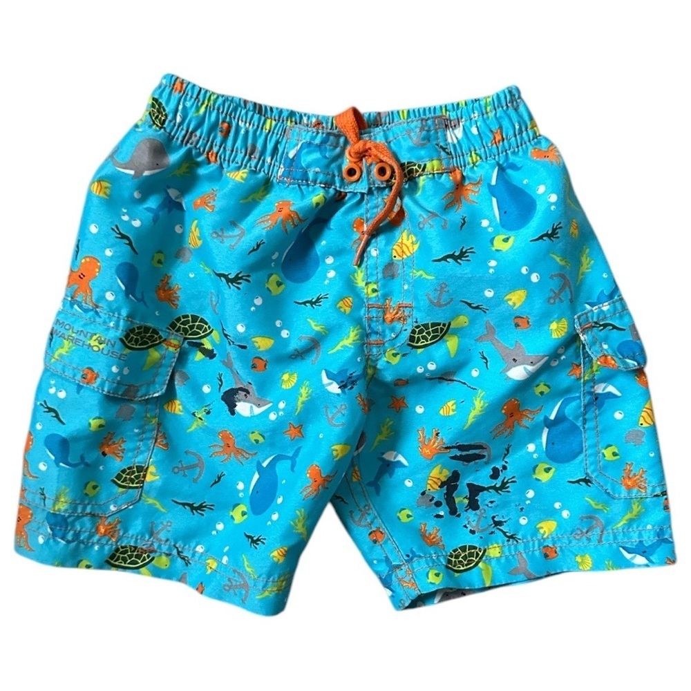 Mountain Warehouse Toddler Boy’s Ocean Adventure Blue Vibrant Swim Trunks
